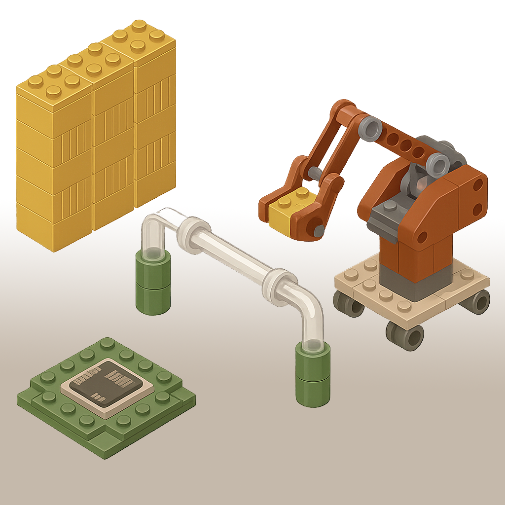 Lego-style representation of Memory Augmentation